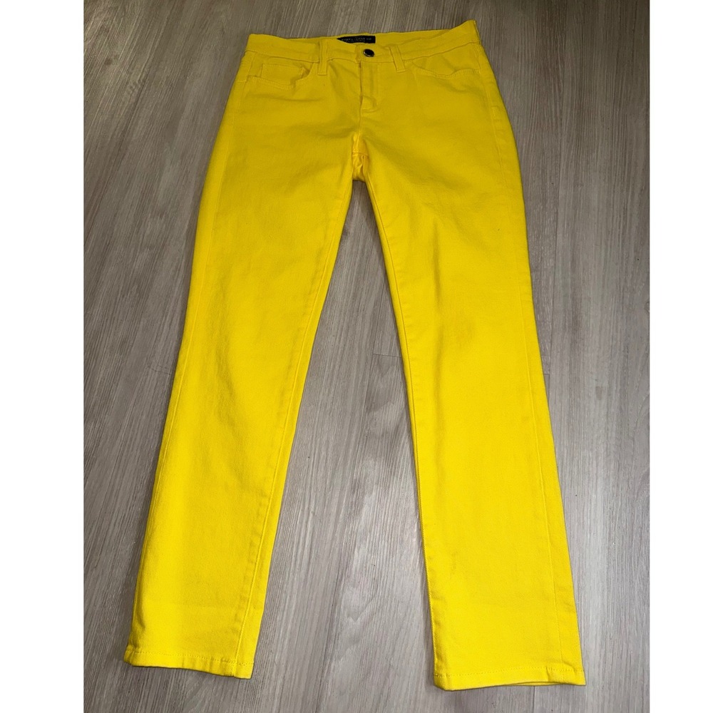 Lauren Ralph Lauren Bright Yellow low rise  jeans